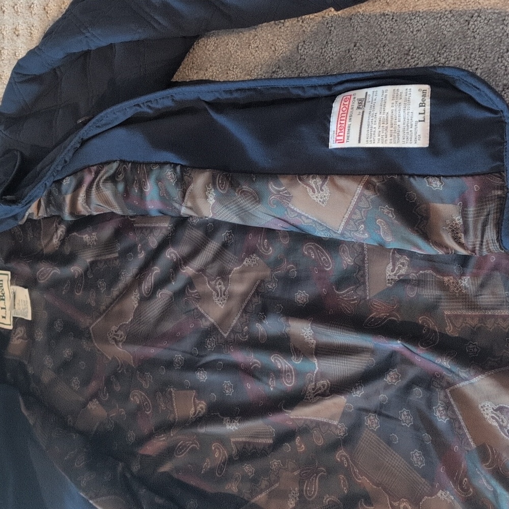 Vintage Women's L.L. Bean Quilted Coat With Thermomor Thermal Insulation - Picture 2 of 16